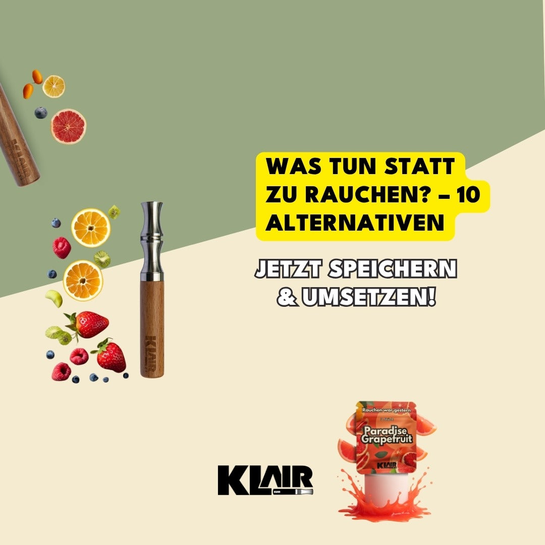 Was tun statt zu rauchen? – 10 Alternativen