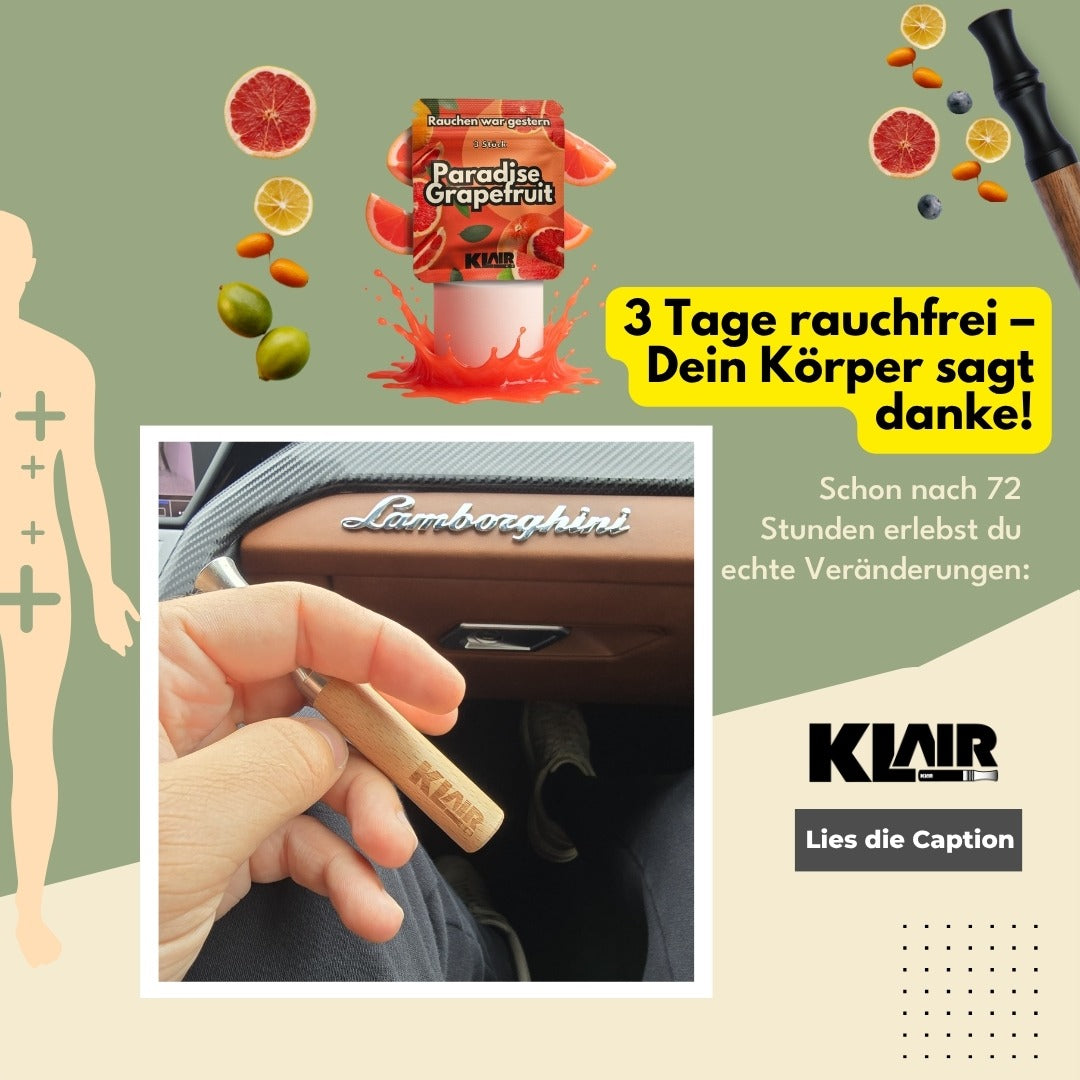 3 Tage rauchfrei – Dein Körper sagt danke!