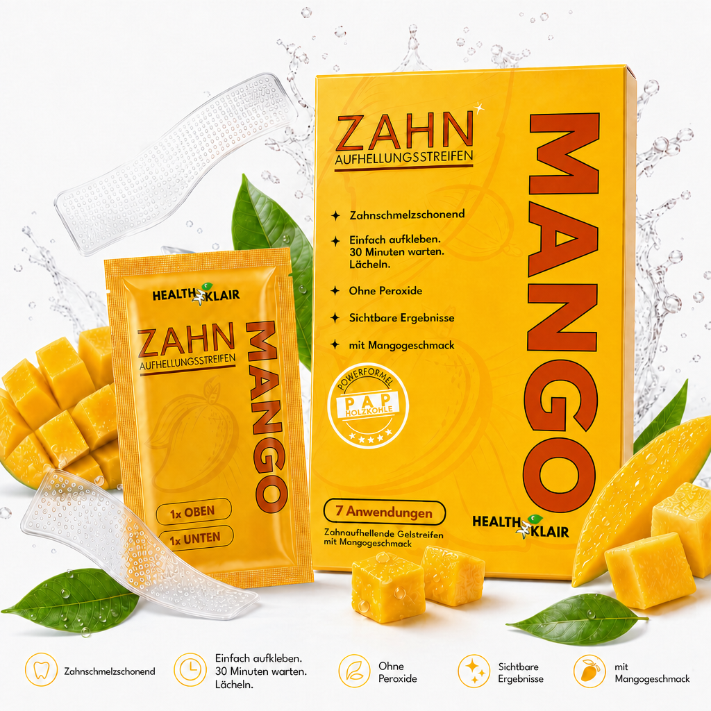HEALTHKLAIR Whitening Strips Mango
