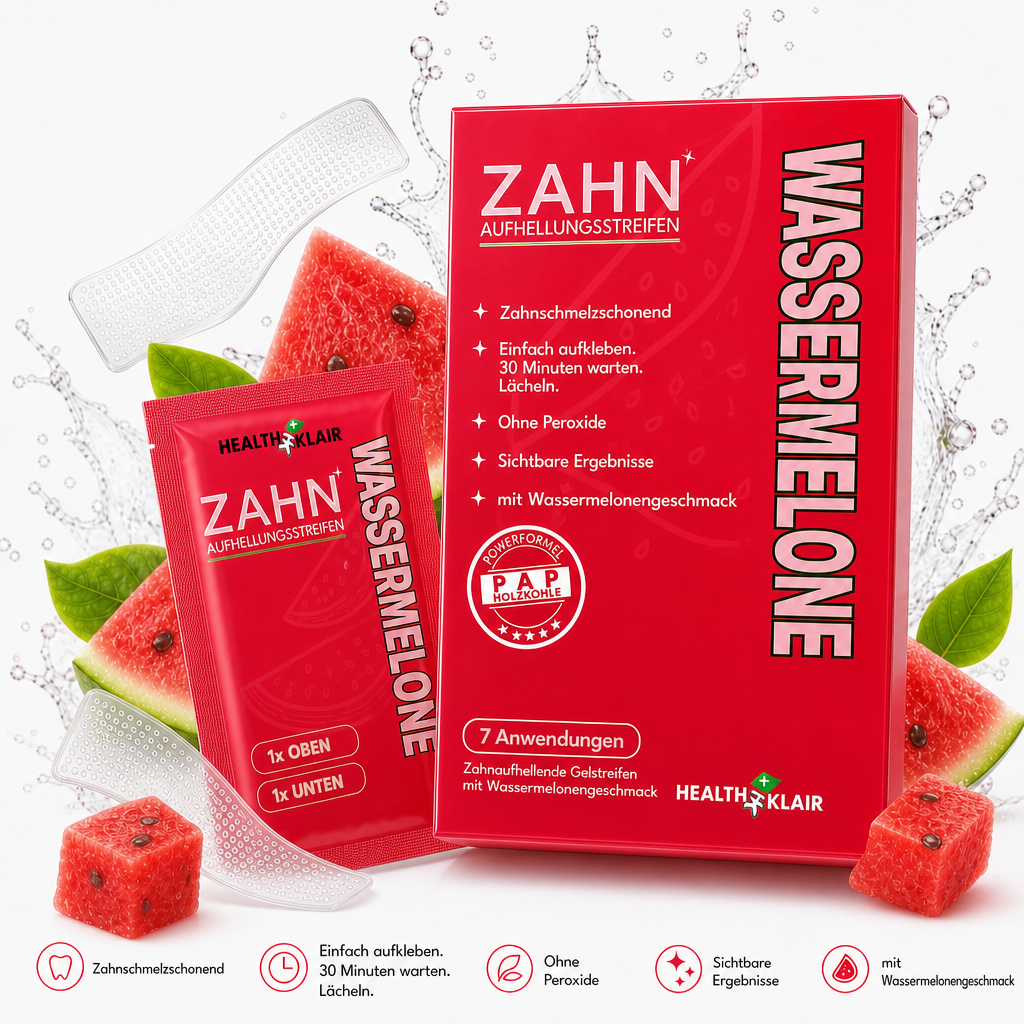 HEALTHKLAIR Whitening Strips Wassermelone