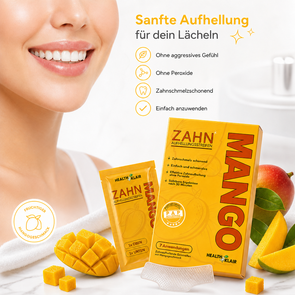 HEALTHKLAIR Whitening Strips Mango