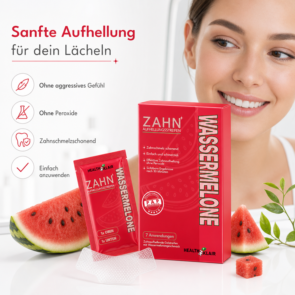 HEALTHKLAIR Whitening Strips Wassermelone