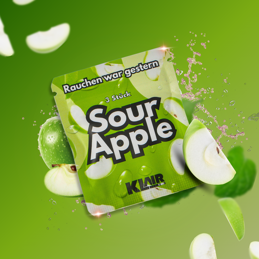 Sour Apple Aromakapseln für 10 Tage