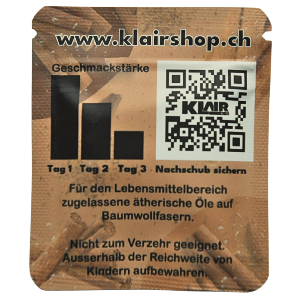 Capsules aromatiques Cinnamon Blaze pendant 10 jours