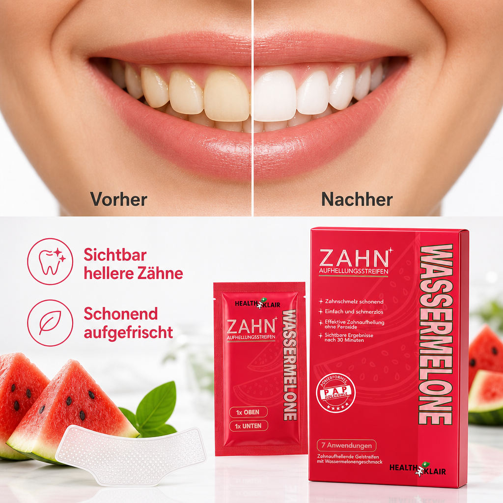 HEALTHKLAIR Whitening Strips Wassermelone