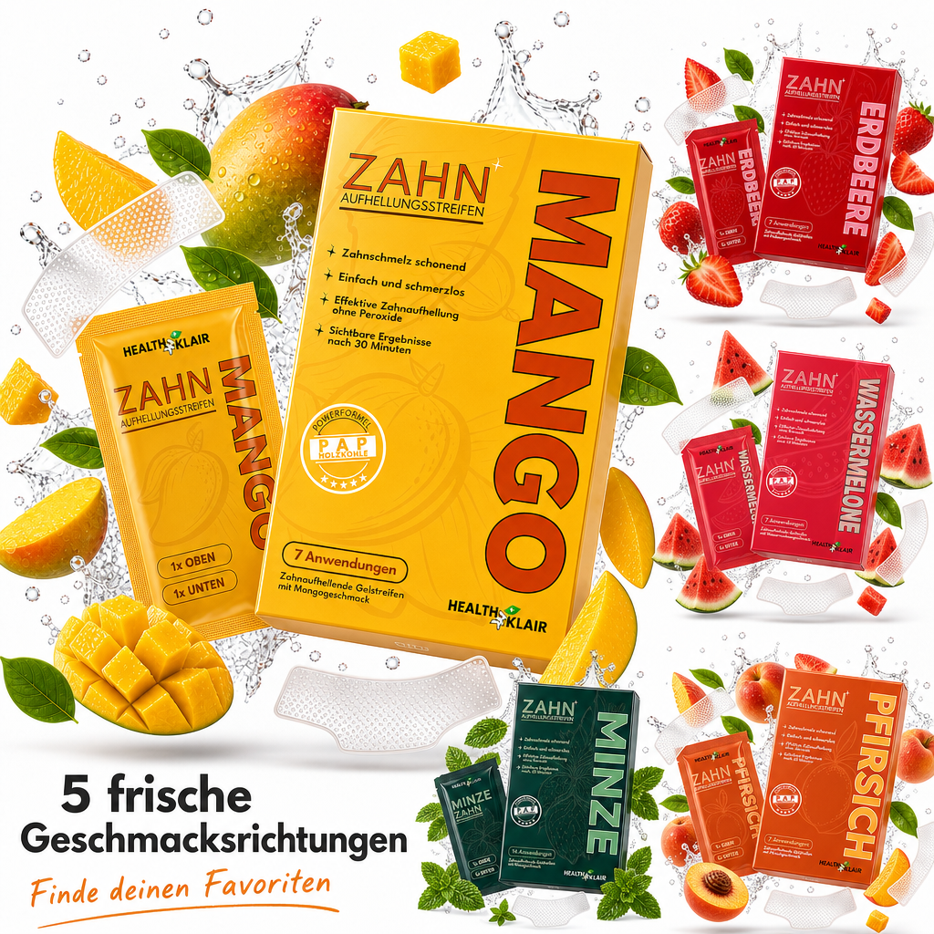 HEALTHKLAIR Whitening Strips Mango