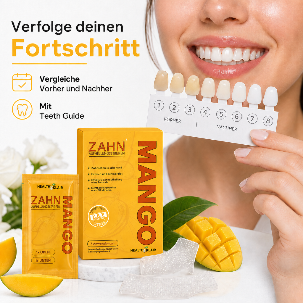 HEALTHKLAIR Whitening Strips Mango