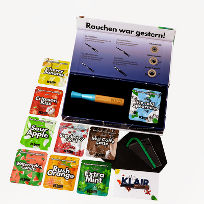 Blau Special Edition KLAIR inkl. Aromakapseln für 1 Monat