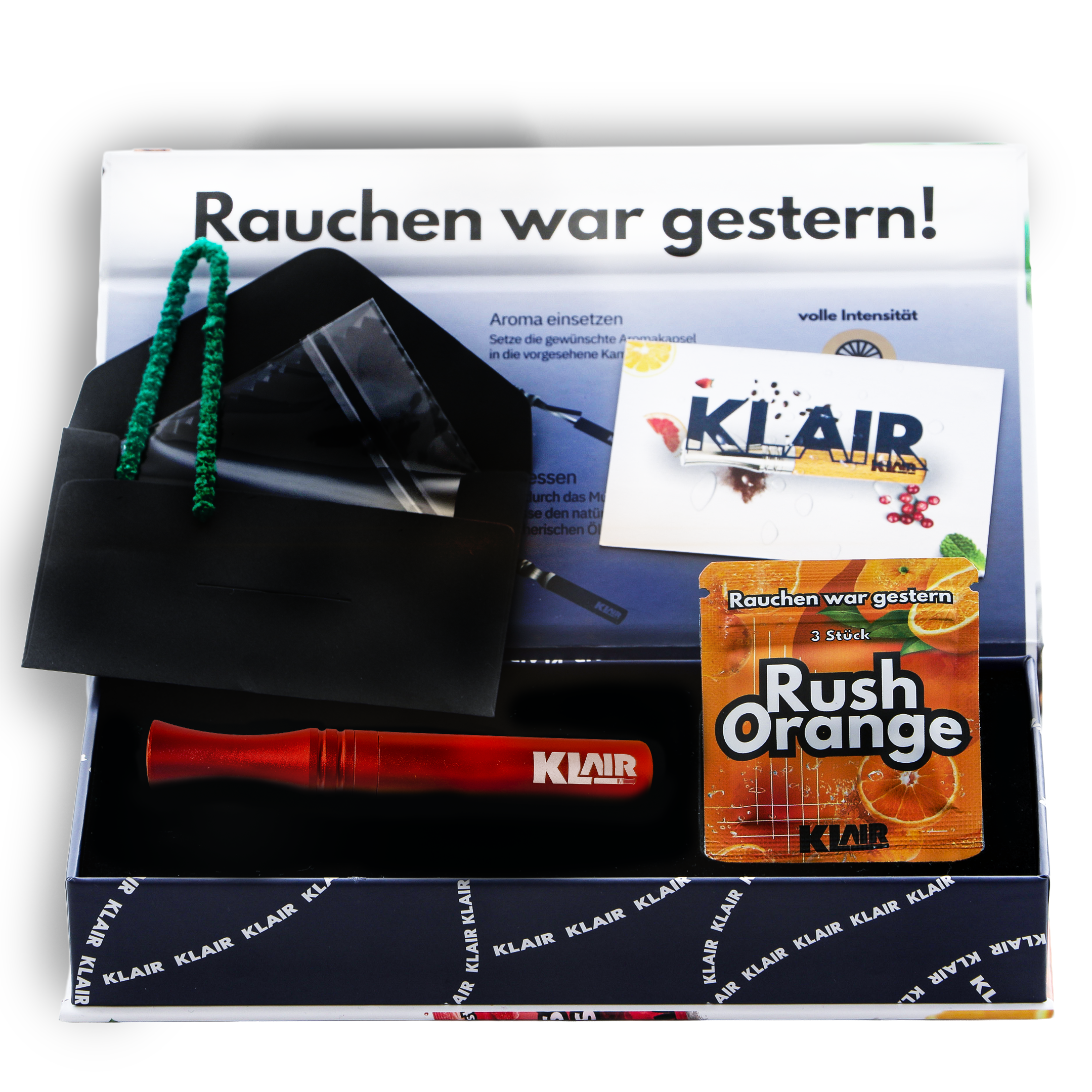 Rot Metallic KLAIR inkl. Aromakapseln für 1 Monat