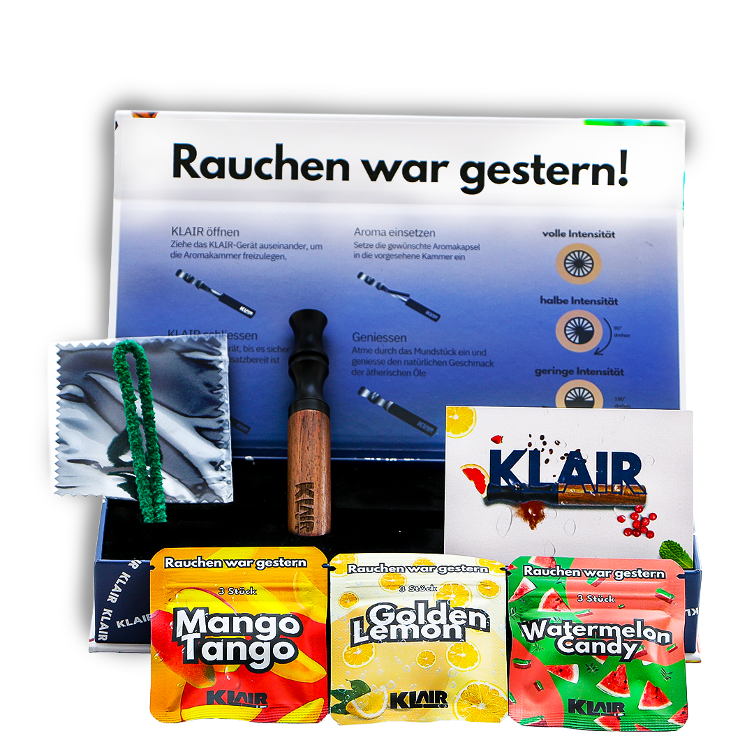 Schwarz Klassisch KLAIR inkl. Aromakapseln für 1 Monat