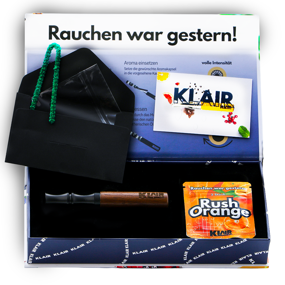 Schwarz Klassisch KLAIR inkl. Aromakapseln für 1 Monat