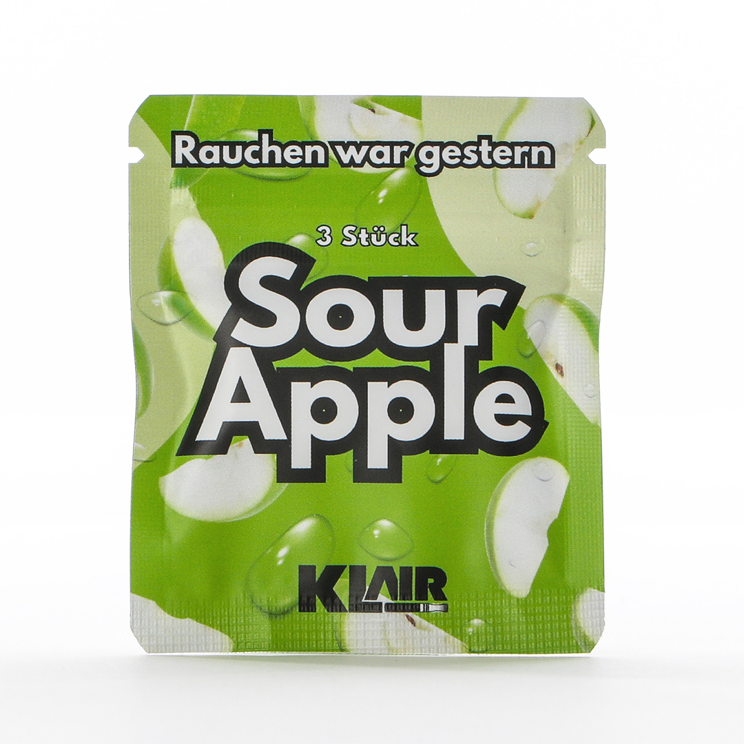 Sour Apple Aromakapseln für 10 Tage