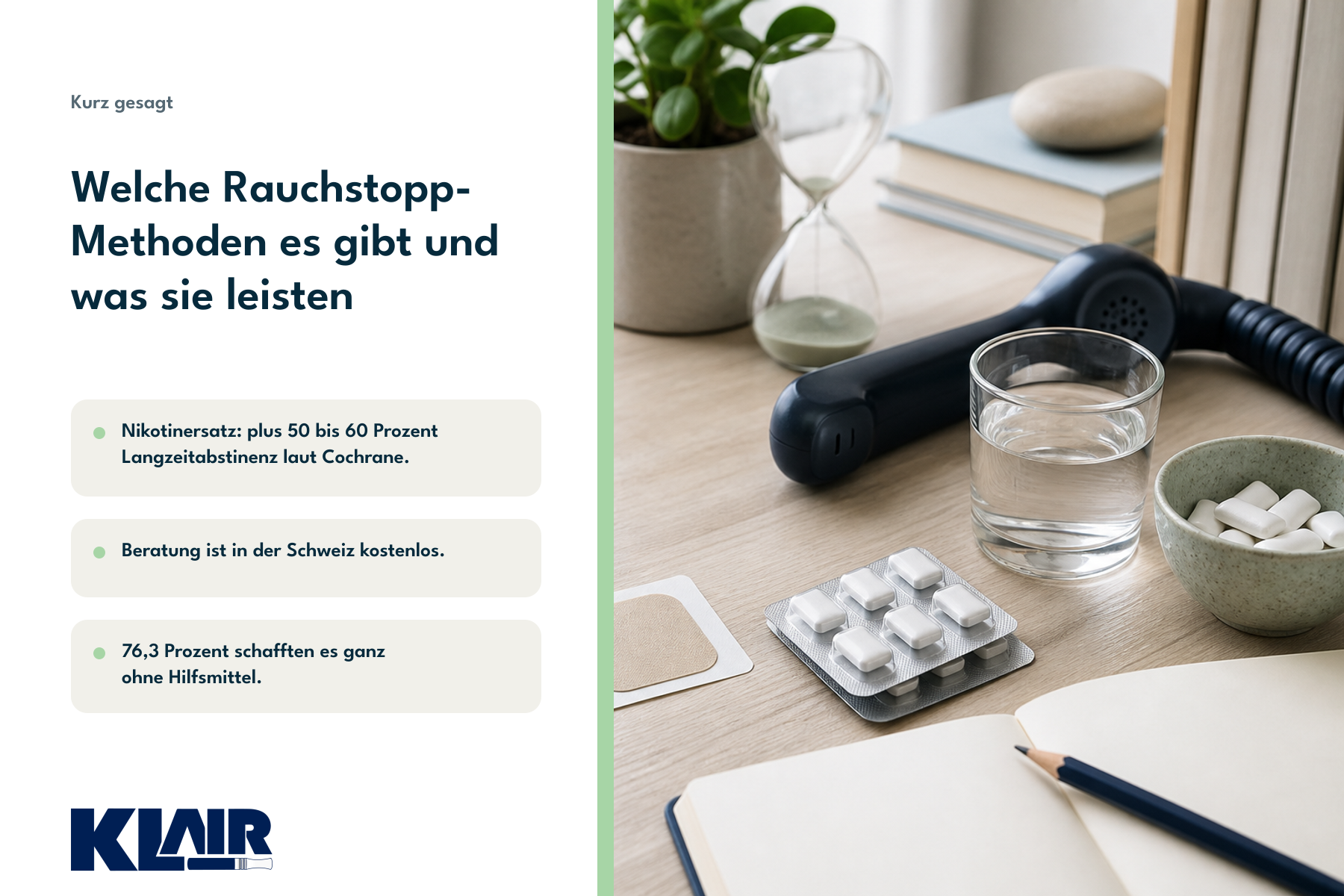Welche Rauchstopp-Methoden es gibt und was sie leisten