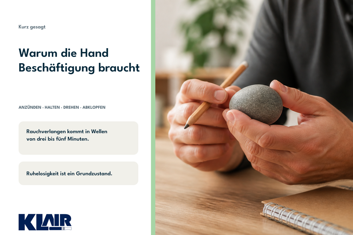 Warum die Hand Beschäftigung braucht