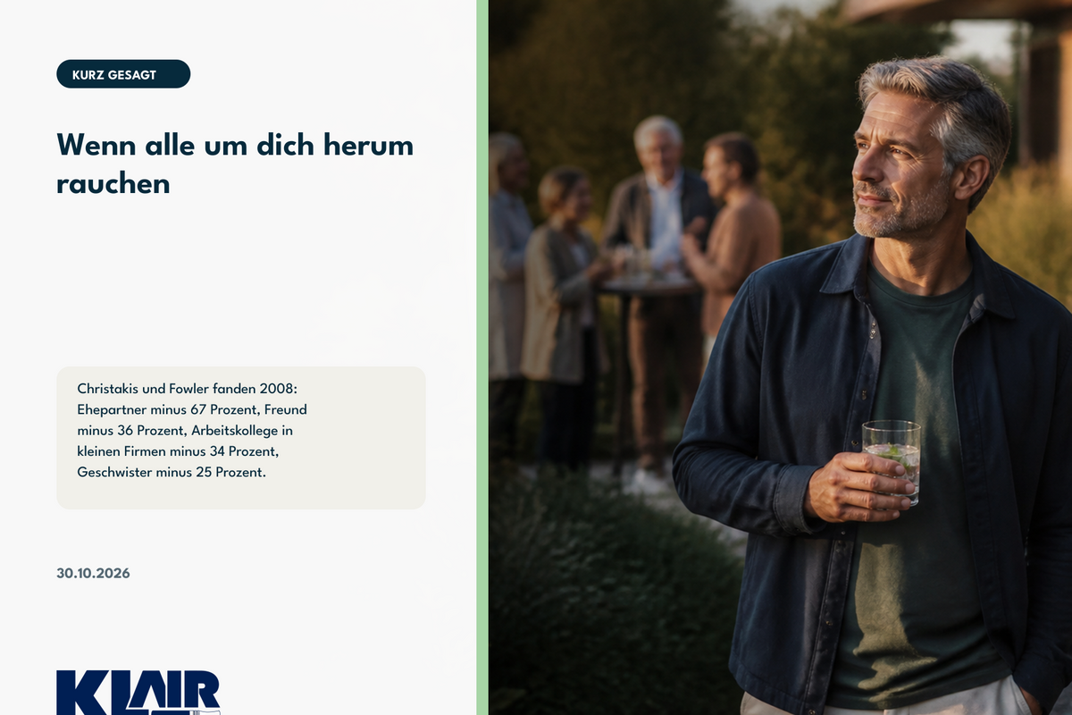 Wenn alle um dich herum rauchen