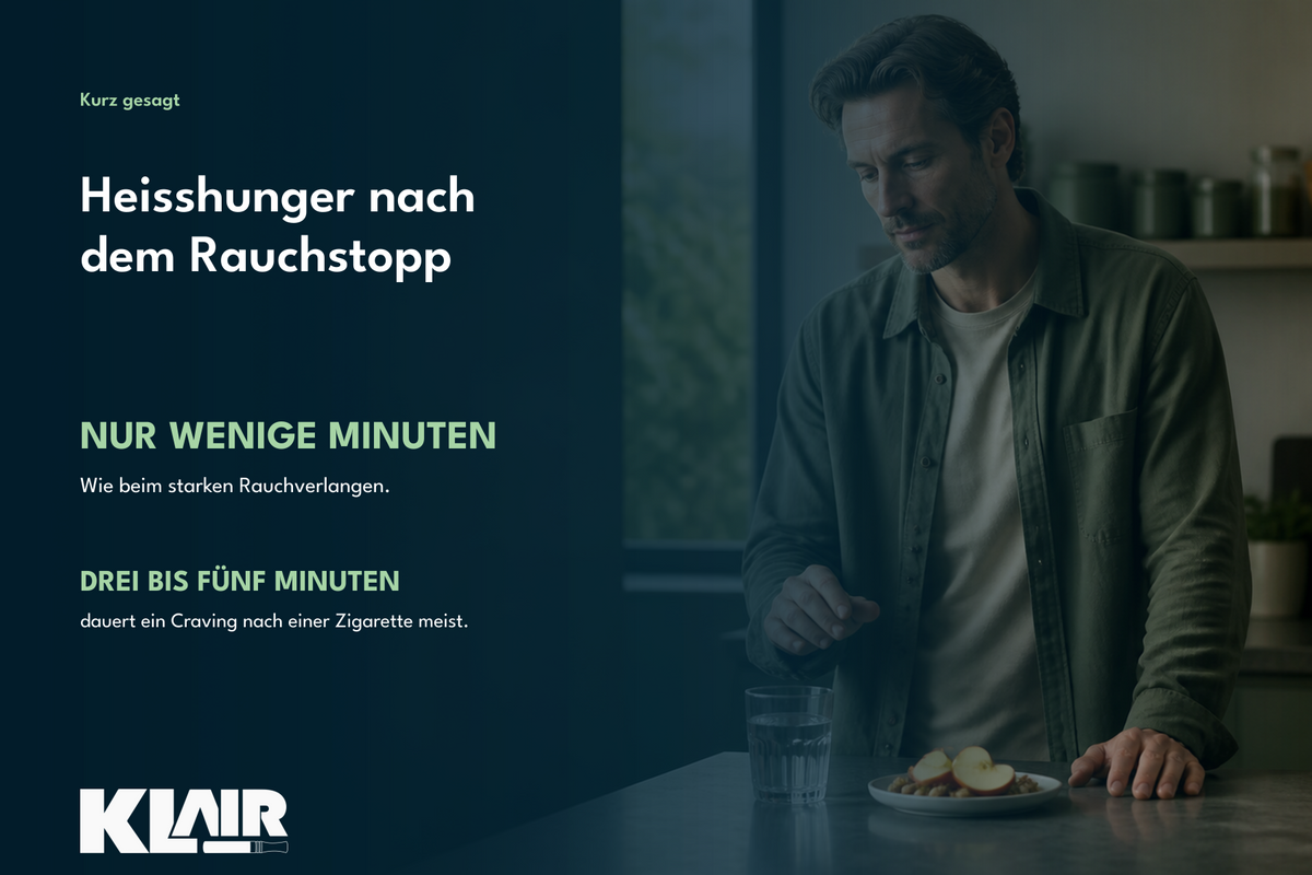 Heisshunger nach dem Rauchstopp
