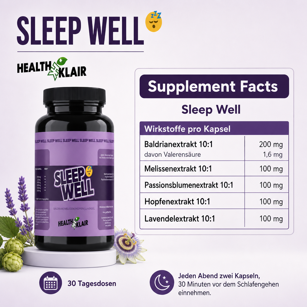 HEALTHKLAIR Sleep Well