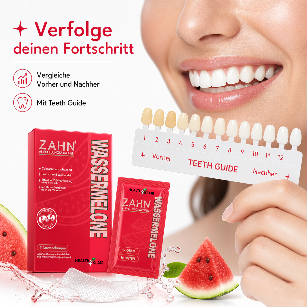 HEALTHKLAIR Whitening Strips Wassermelone