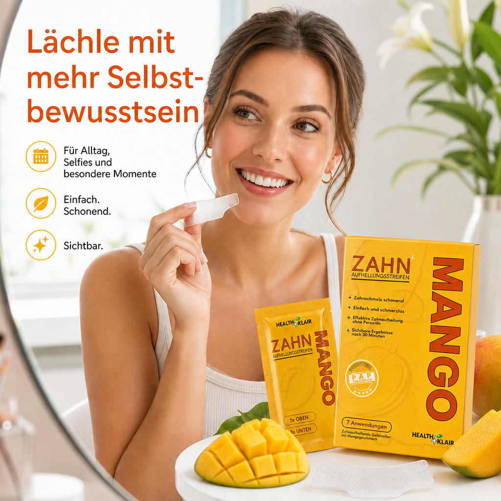 HEALTHKLAIR Whitening Strips Mango