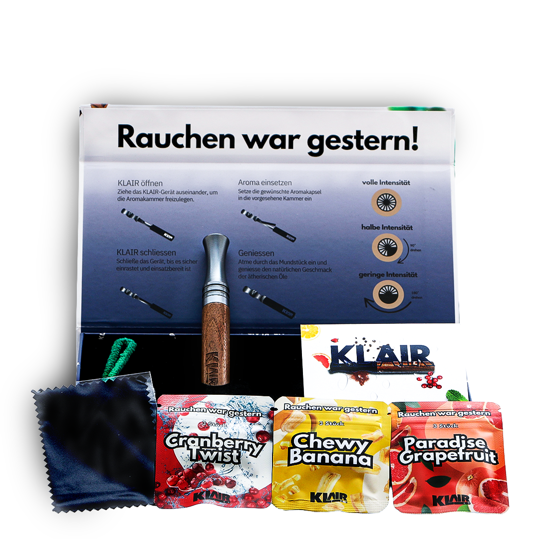 Anthrazit - Deluxe KLAIR inkl. Aromakapseln für 1 Monat