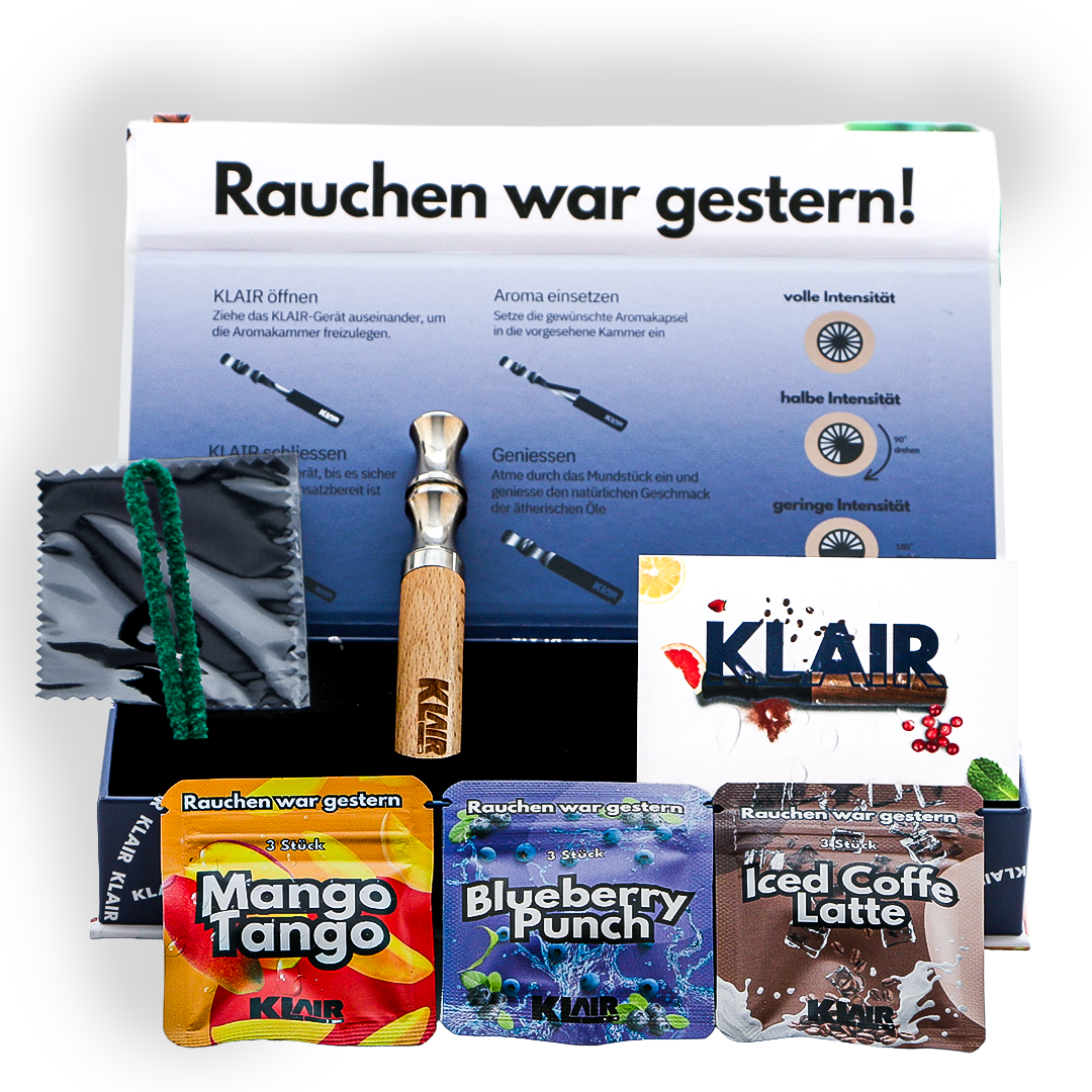 Silber Klassisch KLAIR inkl. Aromakapseln für 1 Monat