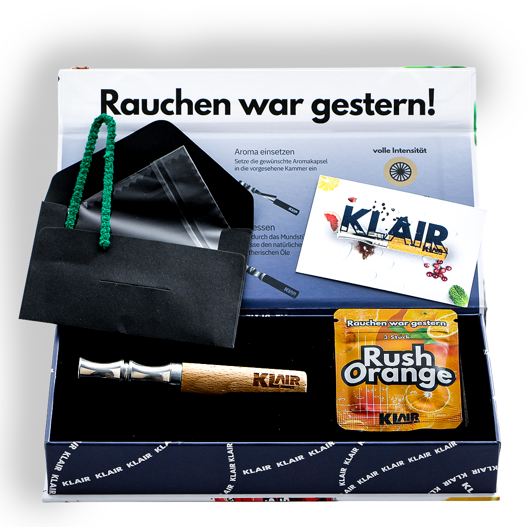 Silber Klassisch KLAIR inkl. Aromakapseln für 1 Monat