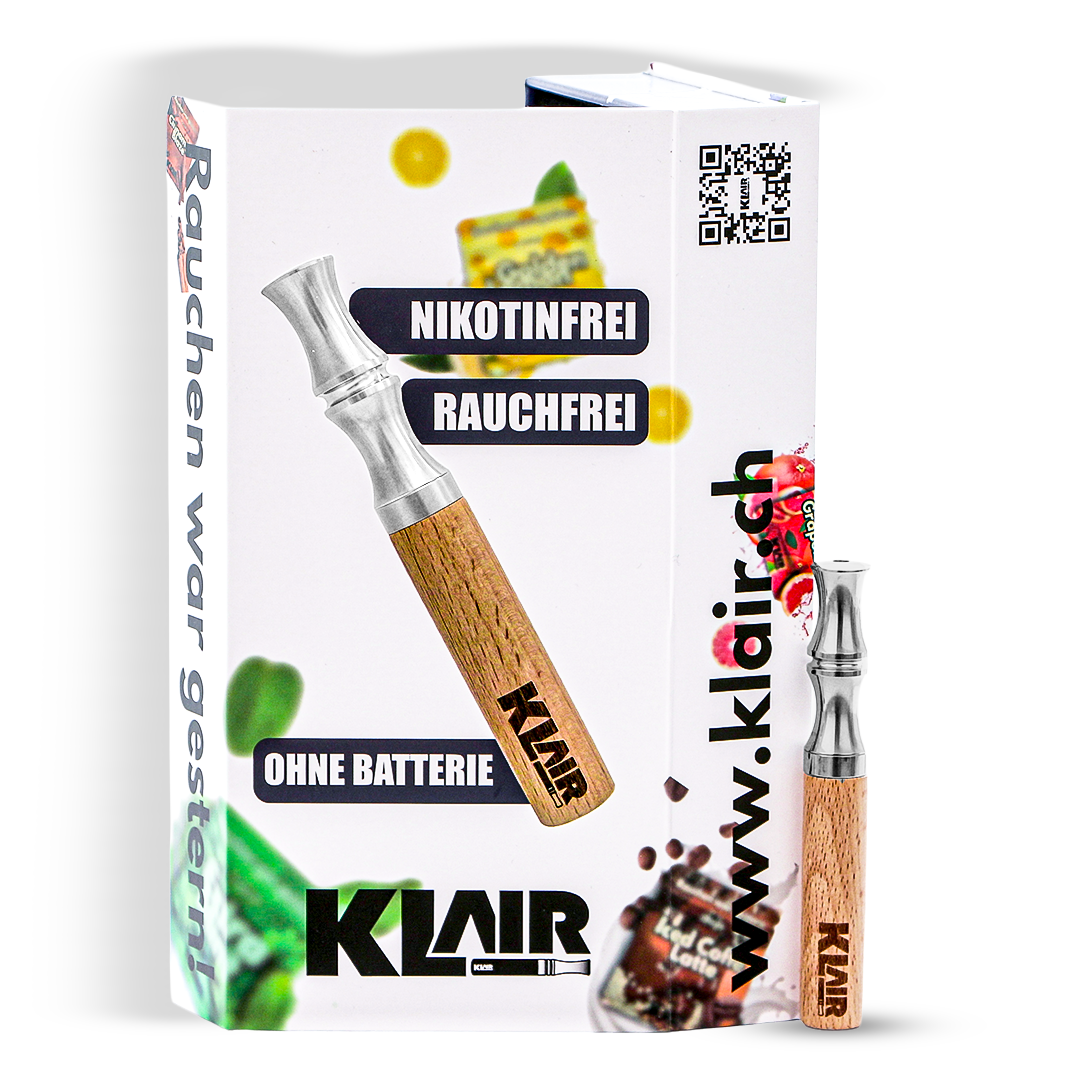 Silber Klassisch KLAIR inkl. Aromakapseln für 1 Monat