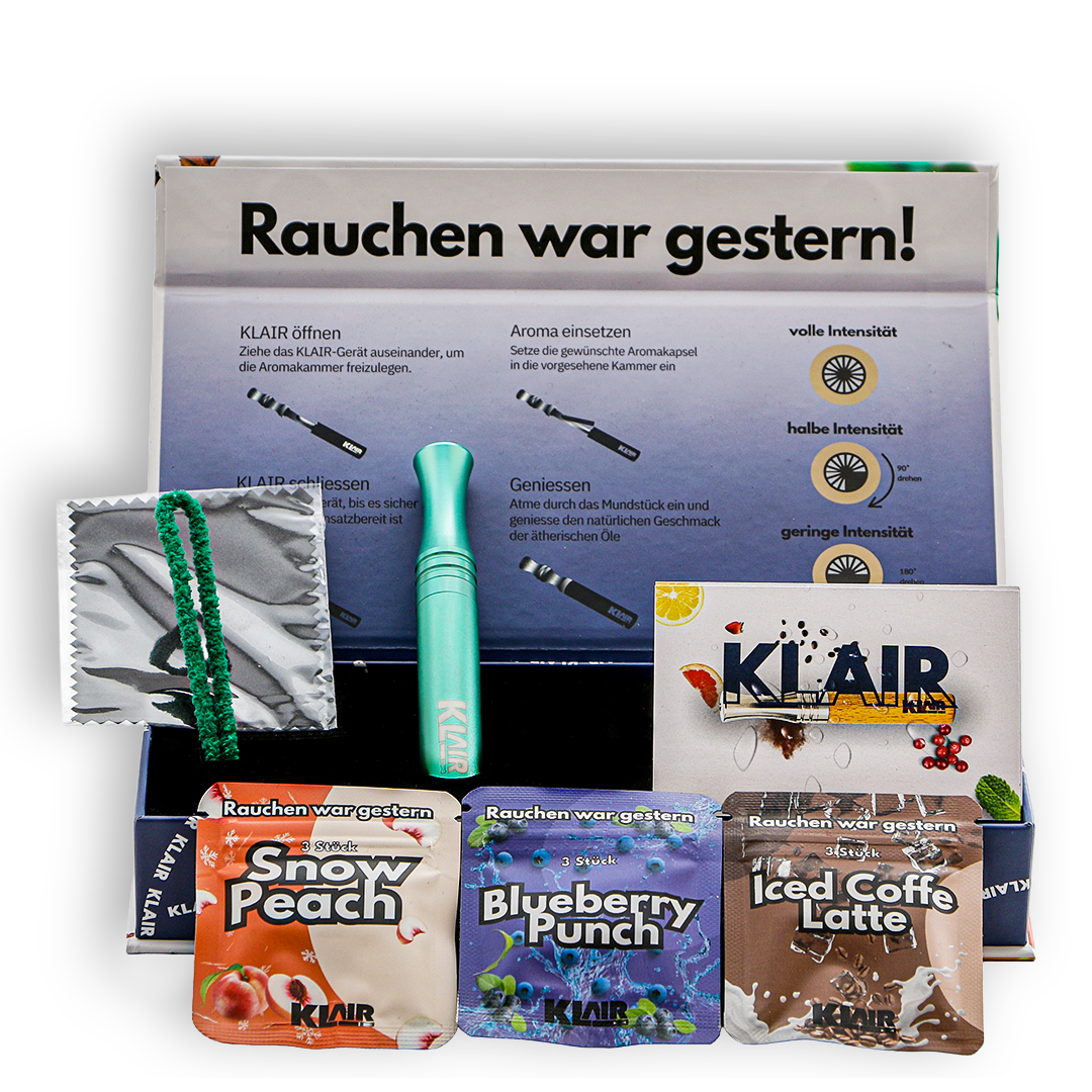 Grün Metallic KLAIR inkl. Aromakapseln für 1 Monat