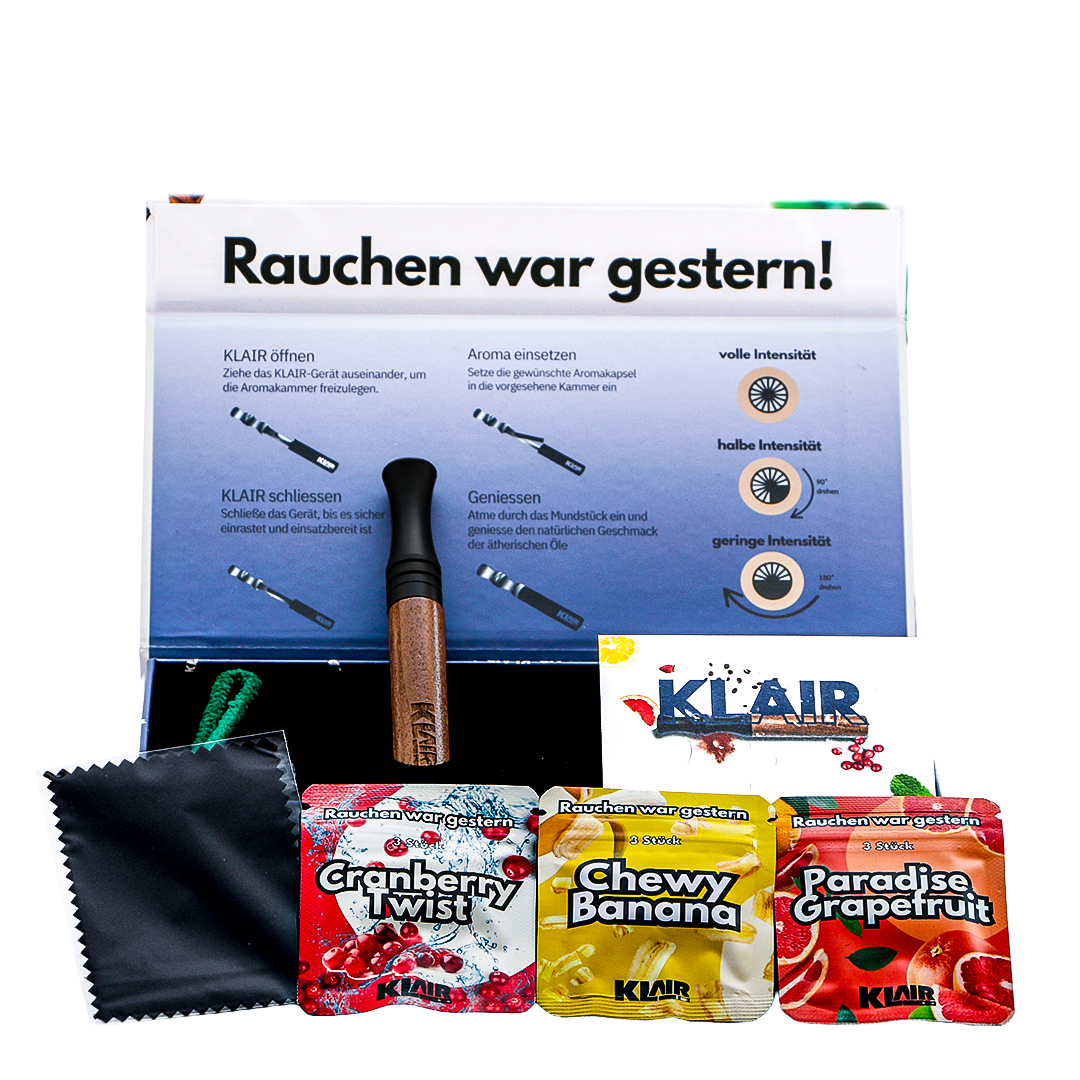 Schwarz Modern KLAIR inkl. Aromakapseln für 1 Monat