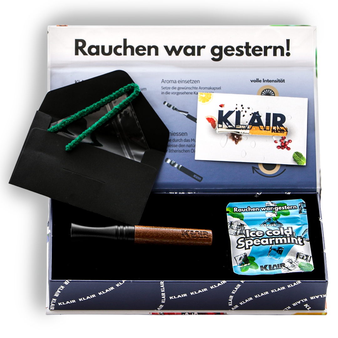 Schwarz Modern KLAIR inkl. Aromakapseln für 1 Monat