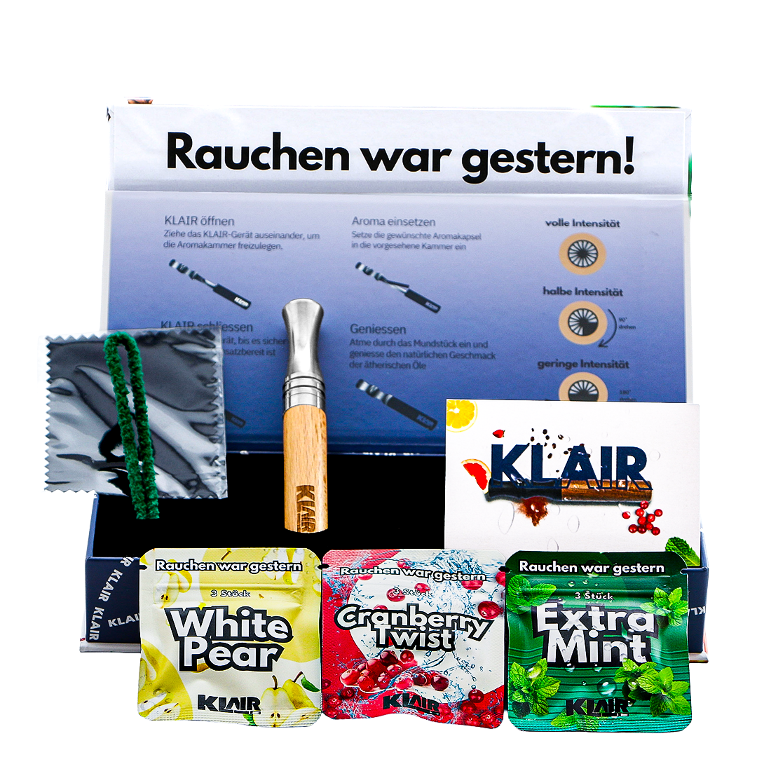 Silber Modern KLAIR inkl. Aromakapseln für 1 Monat