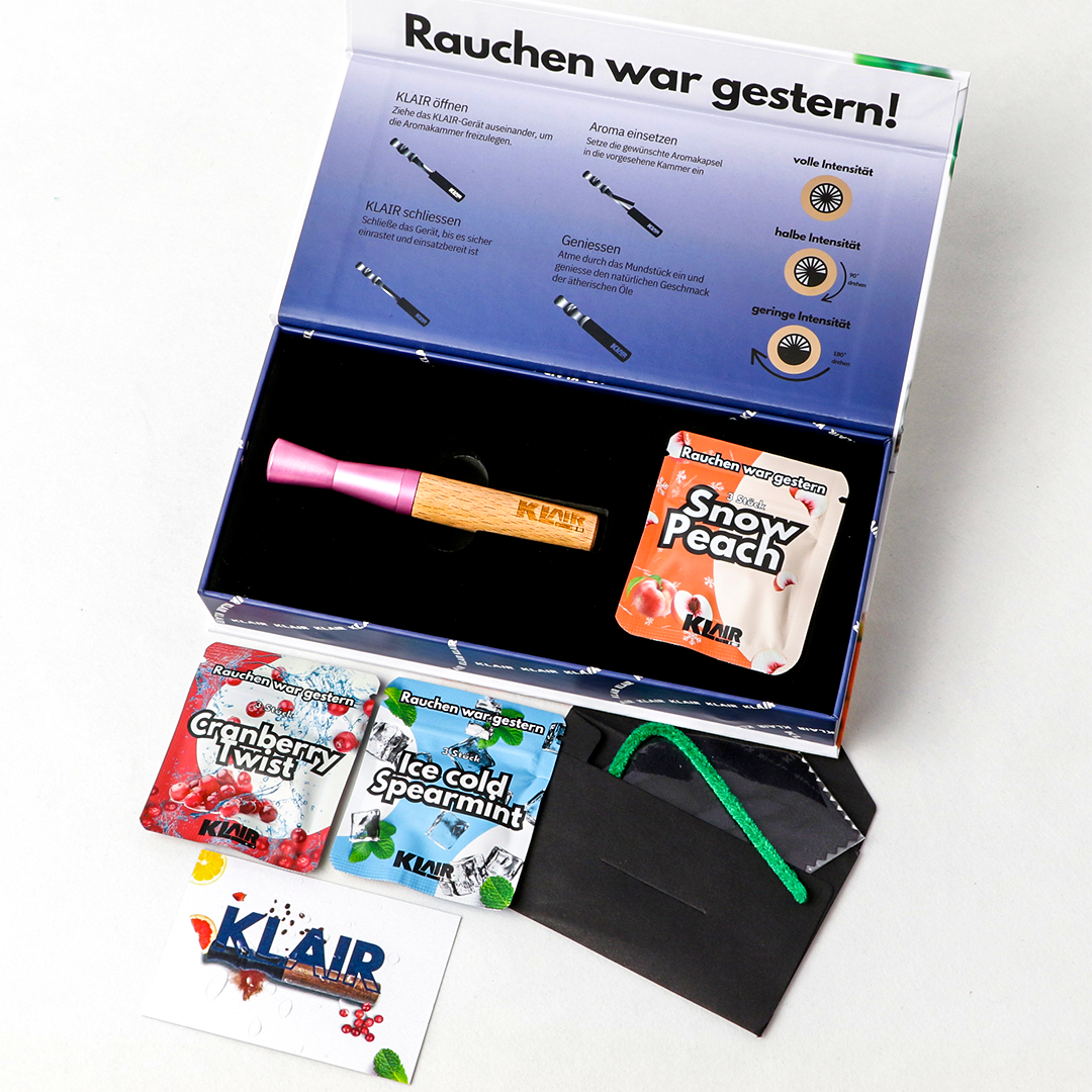 Pink Special Edition KLAIR inkl. Aromakapseln für 1 Monat