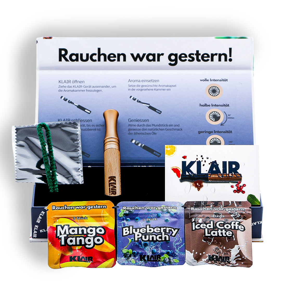 Gold Premium KLAIR inkl. Aromakapseln für 1 Monat