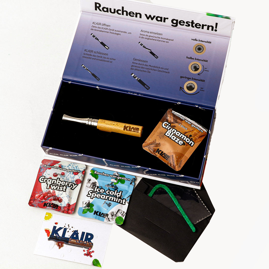 Silber Modern KLAIR inkl. Aromakapseln für 1 Monat