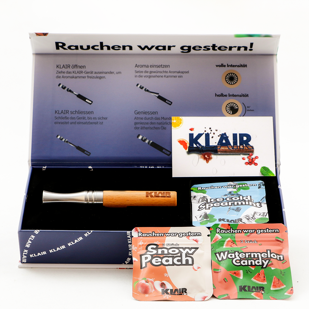 Silber Modern KLAIR inkl. Aromakapseln für 1 Monat