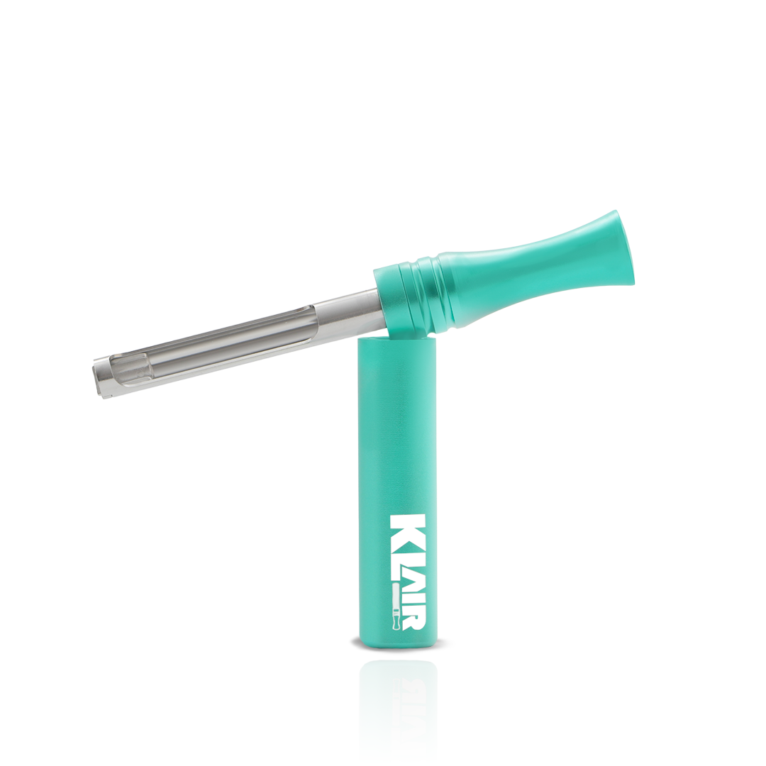 KLAIR Grün Metallic Stift auseinander gezogen